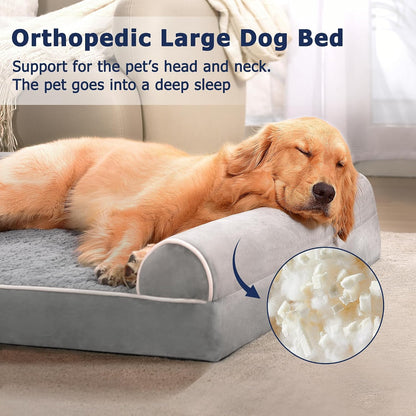 Dog Beds Large Washable, Orthopedic Extra Large Medium Dog Bed