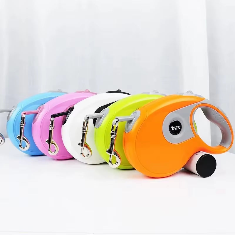 8M Premium Durable Dog Leash Automatic Retractable Dog Leash Large Dog Lead Extending Walking Leads Traction Rope Belt Pet Leash